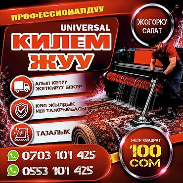 Килемдерди жуу, | Паластар, Ала-кийиз, Шырдак, Акысыз жеткирүү