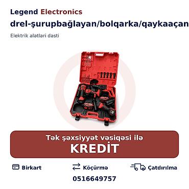 dinamometrik acar: Elan başlığı: Akkumulyatorlu elektrik alət dəsti — 1