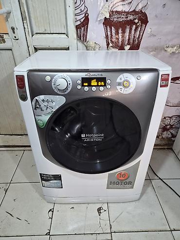 en ucuz meiset texnikasi: Paltaryuyan maşın Hotpoint Ariston, 6 kq, İşlənmiş, Avtomat, Qurutma var, Pulsuz çatdırılma, Ödənişli çatdırılma — 1
