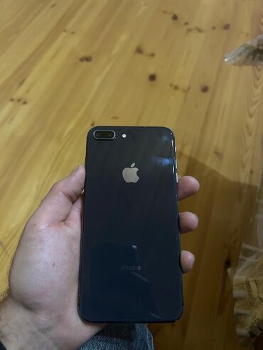 Apple iPhone: IPhone 8 Plus, 64 GB, Qara, Barmaq izi