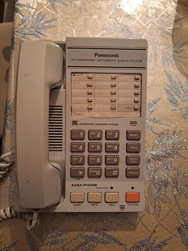 ats: Stasionar telefon Panasonic, Simli, İşlənmiş, Pulsuz çatdırılma