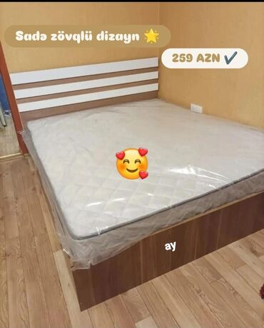 tek neferlik carpayi: Yeni, İkinəfərlik çarpayı, Bazasız, Matras ilə, Siyirməsiz