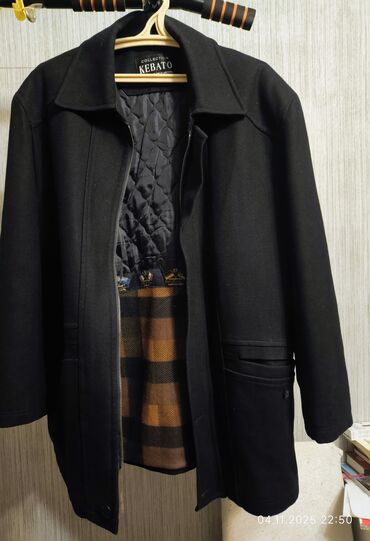 дождевик купить в баку: Мужское пальто, 3XL, цвет - Черный