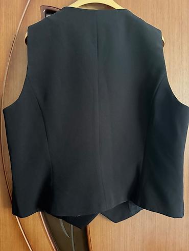 ust geyimləri: Qadinlar üçün Qara klassik jilet – ZR Fashion - Rəng: tam qara - — 2