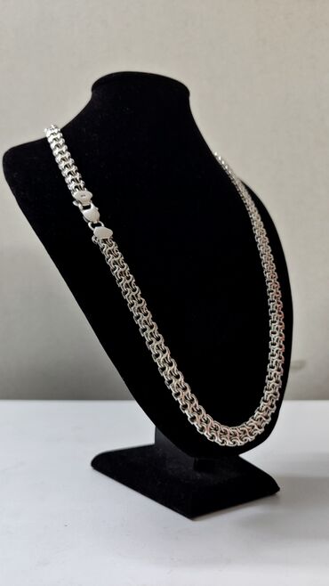 Серебряные цепочки: Цепь "Гермес" Серебро 925 проба Вес 75 грамм Длина 65 см Ширина 10 мм at lalafo.kg — 4 Серебряные цепочки: Цепь "Гермес" Серебро 925 проба Вес 75 грамм Длина 65 см Ширина 10 мм — 4