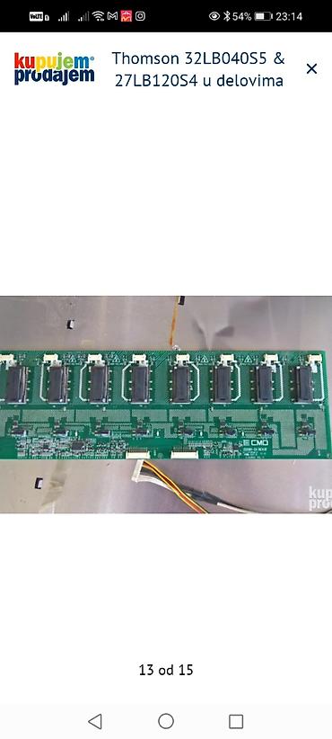 Aksesoari za TV i video: Thomson 32LB040S5 i 27LB120S4 – prodaja u delovima Dostupne — 14