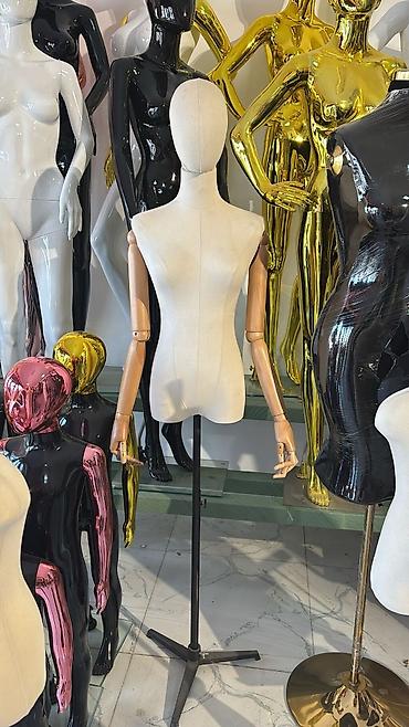 Manekenlər: Dərzi, Polyester, Plastik, plastmas, Məxmər, Qara — 6