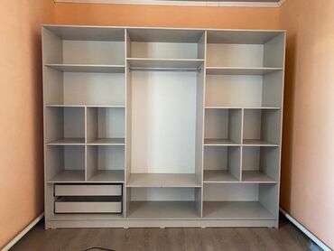 Шкафы для одежды: 6х дверный шкаф!!! Рассрочка через М+ Высота 2.20 Ширина 2.40 Глубина — 2