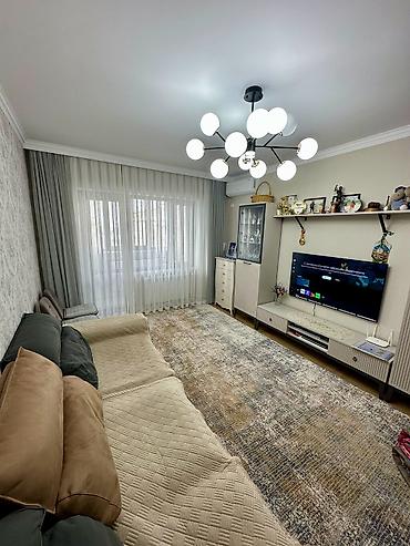 чон арыке: 2 бөлмө, 60 м², Чон-Арык а. 105-серия, 5 кабат, Евро оңдоо — 1