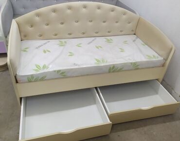 детская кроватка с бортиком: Односпальная кровать, Для девочки, Новый