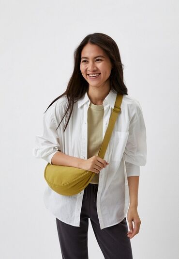 аксессуары для волос: Белге такчу сумка, бананка, Uniqlo, Жаңы, Материалы: Брезент, Унисекс