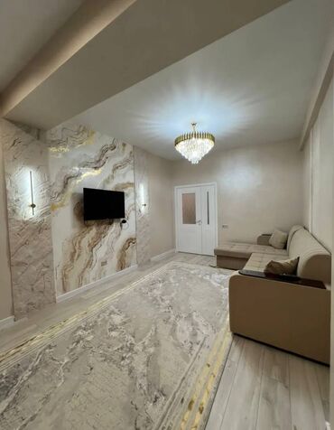таш комур квартира: 1 комната, 42 м², Элитка, 2 этаж, Дизайнерский ремонт