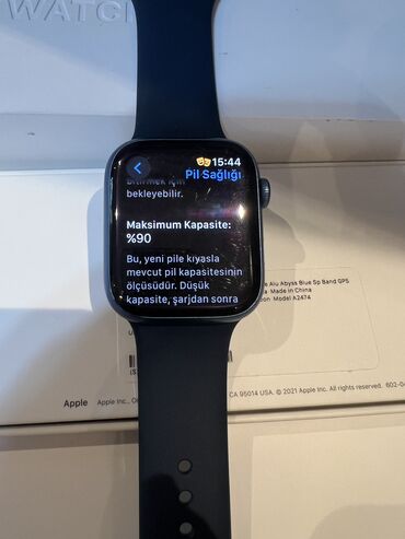 s4 ekrani: İşlənmiş, Smart saat, Apple, Sensor ekran, rəng - Göy