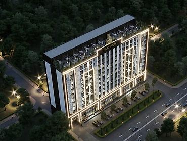 platinum residence: 1 комната, 54 м², Кок-Жар ж/м 10 этаж, ПСО (под самоотделку) — 2