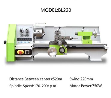 Курулуш жабдуулары: Токардык станок ЧПУсуз, Үстөлгө коюлуучу, Жаңы