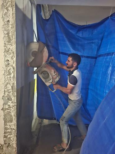Beton işləri: Beton kəsmə xidməti - Divar, döşəmə və tavanlarda dəqiq açılışların — 1