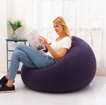 американский спальный мешок: Надувное кресло-пуфик Стильное и очень удобное надувное кресло для