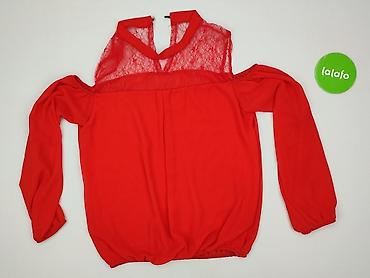czerwona bluzki plus size: Bluzka damska, rozmiar S — 2