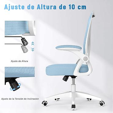 ruckice za namestaj: Ergonomska kancelarijska stolica sa mrežastim naslonom i sklopivim — 5