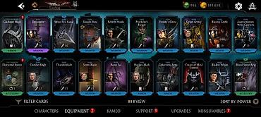 Спорт и хобби: Mortal Kombat Mobile oyun hesabı – yüksək səviyyəli kolleksiya - — 4