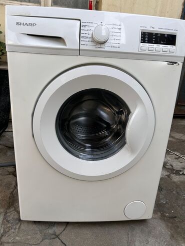 Paltaryuyan maşınlar: Paltaryuyan maşın Sharp, 7 kq, Avtomat, Qurutmasız, Kredit yoxdur — 5
