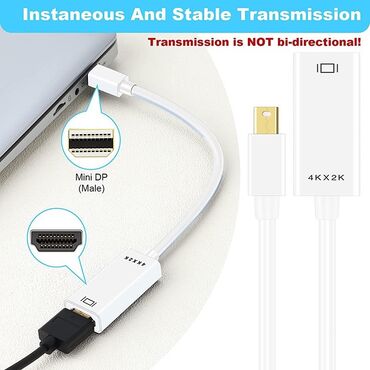 macbook mini: Mini DisplayPort(Mini DP) Thunderbolt1/ 2 до 1080Р 4K кабель
