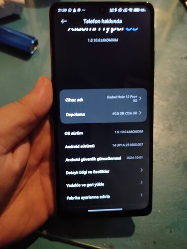 huawei p40 pro plus qiymeti: Xiaomi Redmi Note 12 Pro+ 5G, 256 GB, rəng - Göy, 
 Barmaq izi, Simsiz şarj, İki sim kartlı