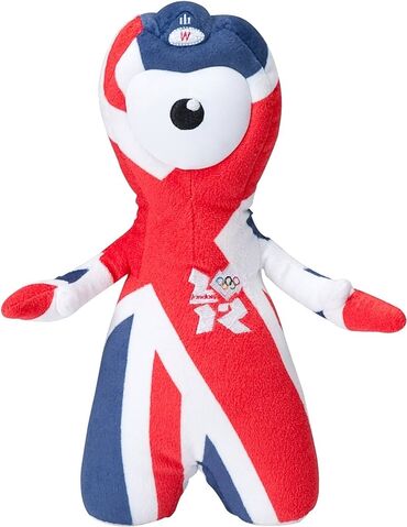 красная футболка: Official Product of London a toy 
Олимпийская оригинальная игрушка