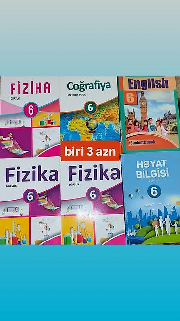 figure: Məktəb və abituriyentlər üçün müxtəlif fənn kitabları satılır. - — 5