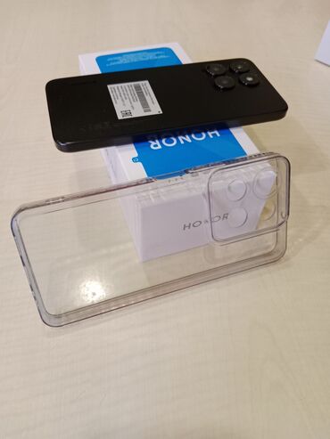 təzə telefon: Honor X6a, 128 GB, rəng - Qara, Zəmanət, İki sim kartlı