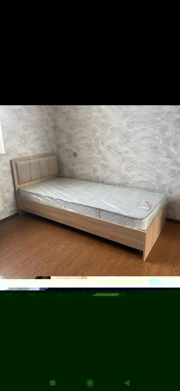 кровать двухспальная: Новый, Односпальная кровать, Без подьемного механизма, С матрасом, Без выдвижных ящиков, Азербайджан