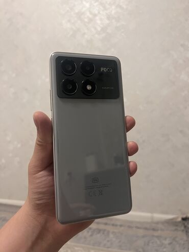 телефон 5g: Poco X6 Pro 5G, Б/у, 512 ГБ, цвет - Серебристый, В рассрочку