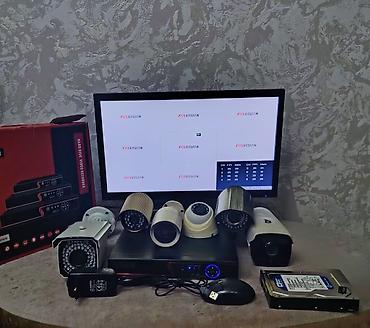 android 14 tv box: Monitor 20 Ekran DVR 8 çıxışlıdir 6 ədəd kamera Gunduz gecə görüntülü — 1
