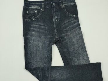 jeansy wide leg z dziurami: Jeansy, L (EU 40), stan - Dobry