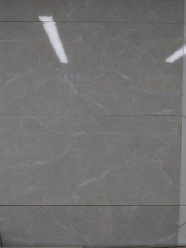 silver kitchen: Керамическая плитка, серый мраморный эффект - Формат: крупные — 1