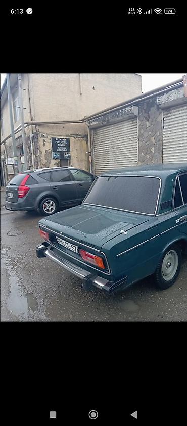VAZ (LADA): VAZ 2106 sedan - Kuzov: qara/yaşıl tünd rəng, klassik xrom bamperlər — 1