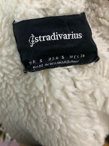 dublyonkalar: Stradivarius qadın kürkü (aviator/biker üslubunda) - Rəng: qara — 1