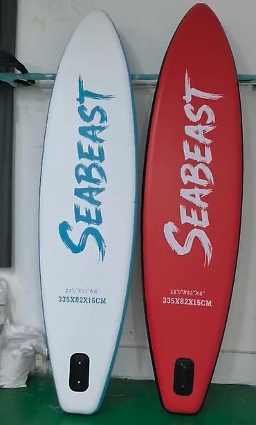 водный техника: Надувной SUP-борд SEABEAST HS032 Размеры: 335 × 82 × 15 см (11'0" × — 3