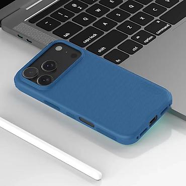 Maske i futrole za telefone: Futrola NILLKIN Super Frost PRO za iPhone 17 Pro (6.3) plava. Uz brzu — 7