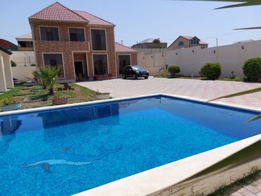 bakı ucuz kiraye evler: Novxanı, 5 kv. m, 4 otaqlı, Hovuzlu, Qaz, İşıq, Su