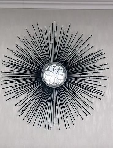 Часы для дома: Настенные часы и зеркала “Солнечный луч” Декоративные настенные — 4