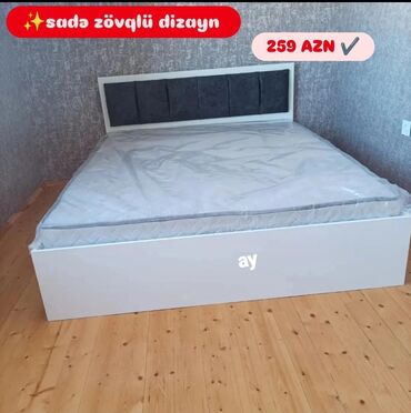 двухспальная кровать: 🛏 2 Nəfərlik Rahat Taxt 📐 Ölçü: 160×200 sm 🎁 Matras hədiyyə! 💸