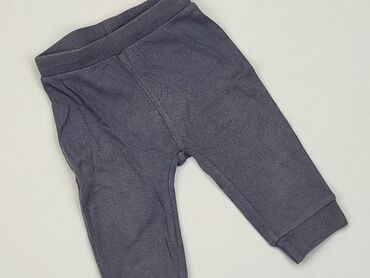 fioletowe legginsy: Spodnie dresowe, Next, 6-9 m, stan - Dobry