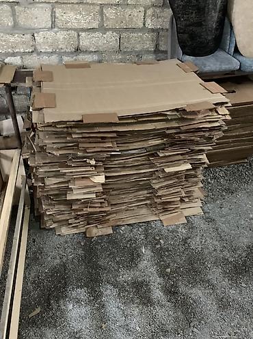 картон: Karton qutular – müxtəlif ölçülərdə, çoxlu sayda - Material: qalın — 3