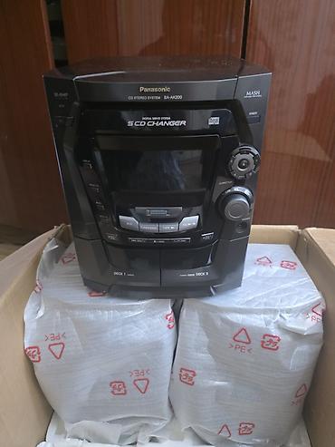panasonic musiqi: Panasonic SC-AK200 CD Stereo System Xüsusiyyətlər: - Güc: 70W x2 — 5