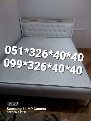 Çarpayılar: Yeni, İkinəfərlik çarpayı, Bazasız, Matras ilə, Siyirməsiz, Azərbaycan — 15