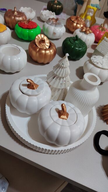 Fiqurlar: Fiqur, Gips, rəng - Ağ — 10