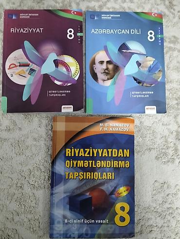 Testlər: Məhsul: 8-ci sinif üçün qiymətləndirmə tapşırıqları kitabları dəsti — 1