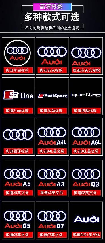 Tuning oprema: LED projektori logotipa za vrata – Audi Opis: - Set projektora koji — 2