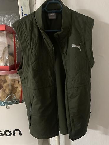 puma nitro: Мужская куртка, S, Puma, Новый, цвет - Зеленый, Самовывоз — 1